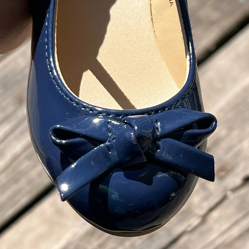 Janie And Jack Patent Bow Ballet Flat 🥿